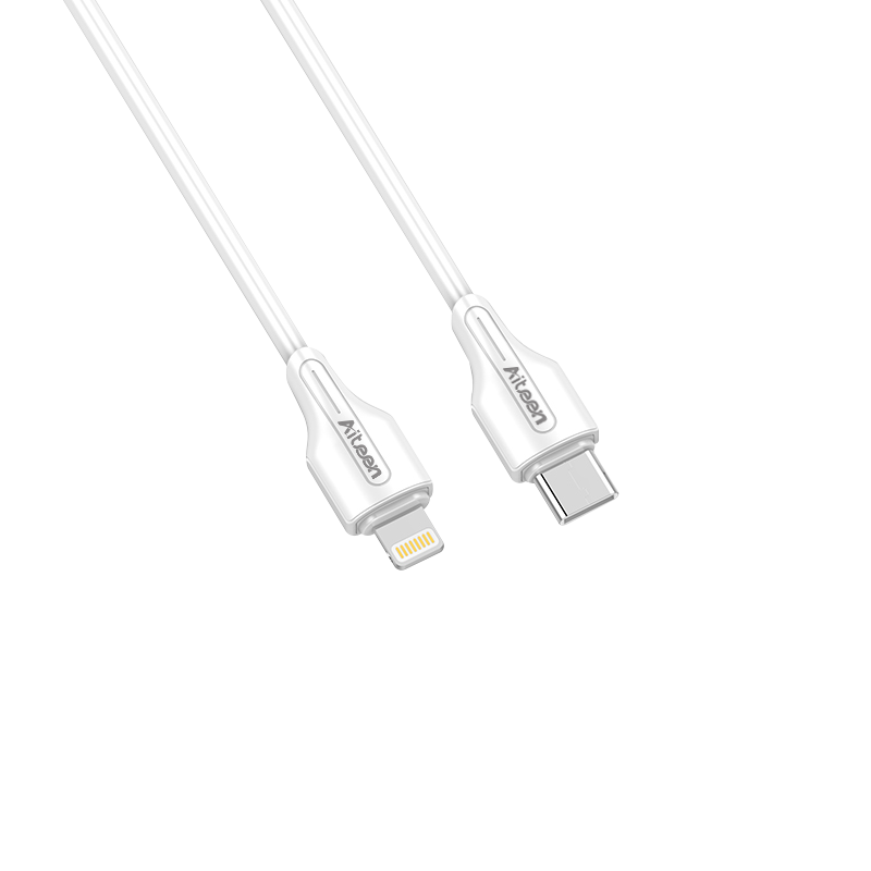 A04-CLW Type-C to Lightining Cable 2m 30W Support QC fast charging White Color